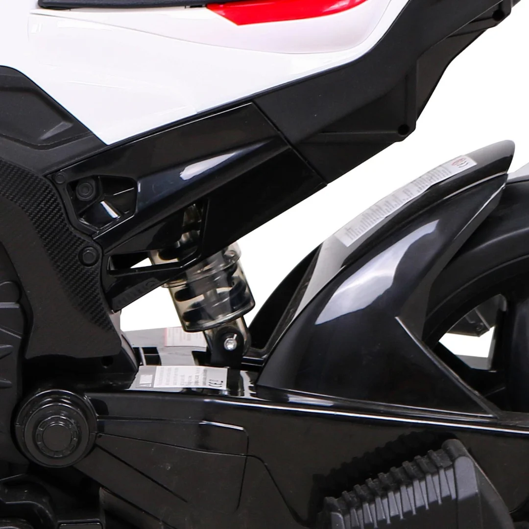 BMW HP4 dječji motocikl na baterije, crveni + pomoćni kotači + spori start + EVA + MP3 LED, crvena motor na akumulator_13