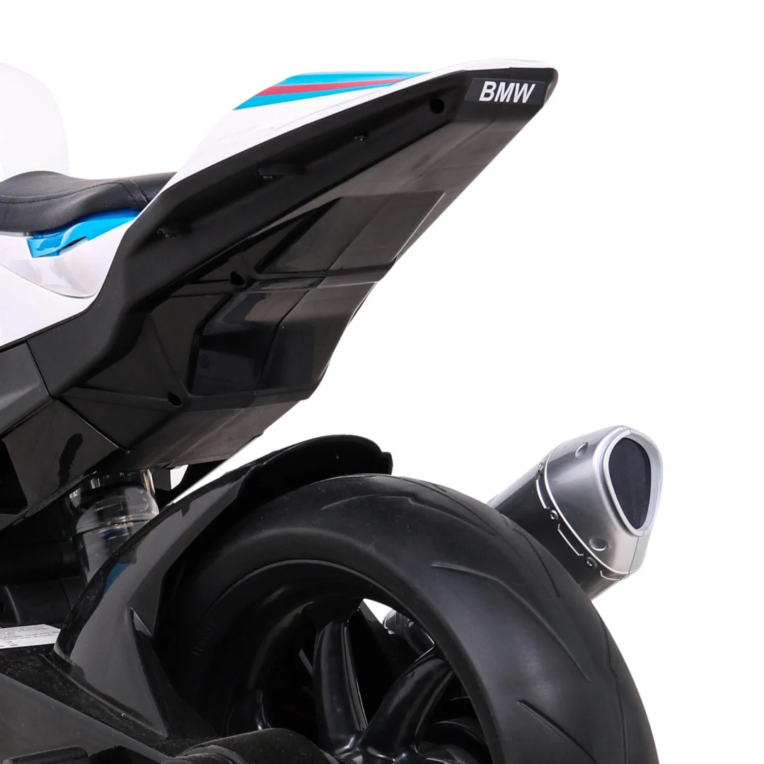 BMW HP4 dječji motocikl na baterije, plavi + pomoćni kotači + spori start + EVA + MP3 LED, plava motor na akumulator_14