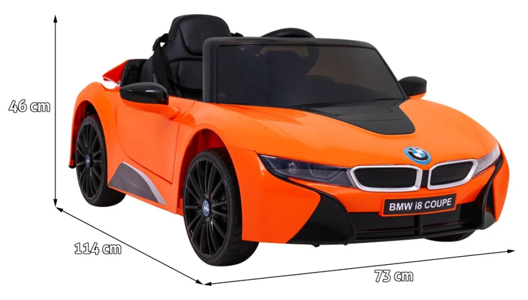 BMW I8 Lift Auto Akumulator Narančasta + Daljinski upravljač + Sporo pokretanje + Sigurnosni_2