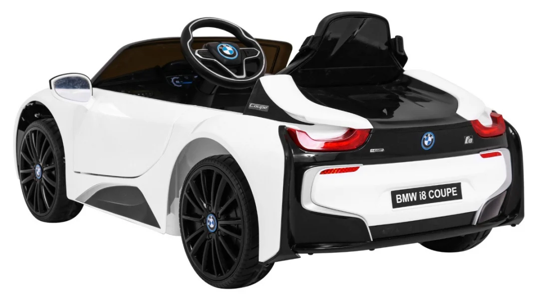 BMW I8 Lift Battery Car bijeli + Daljinski upravljač, bijela_5