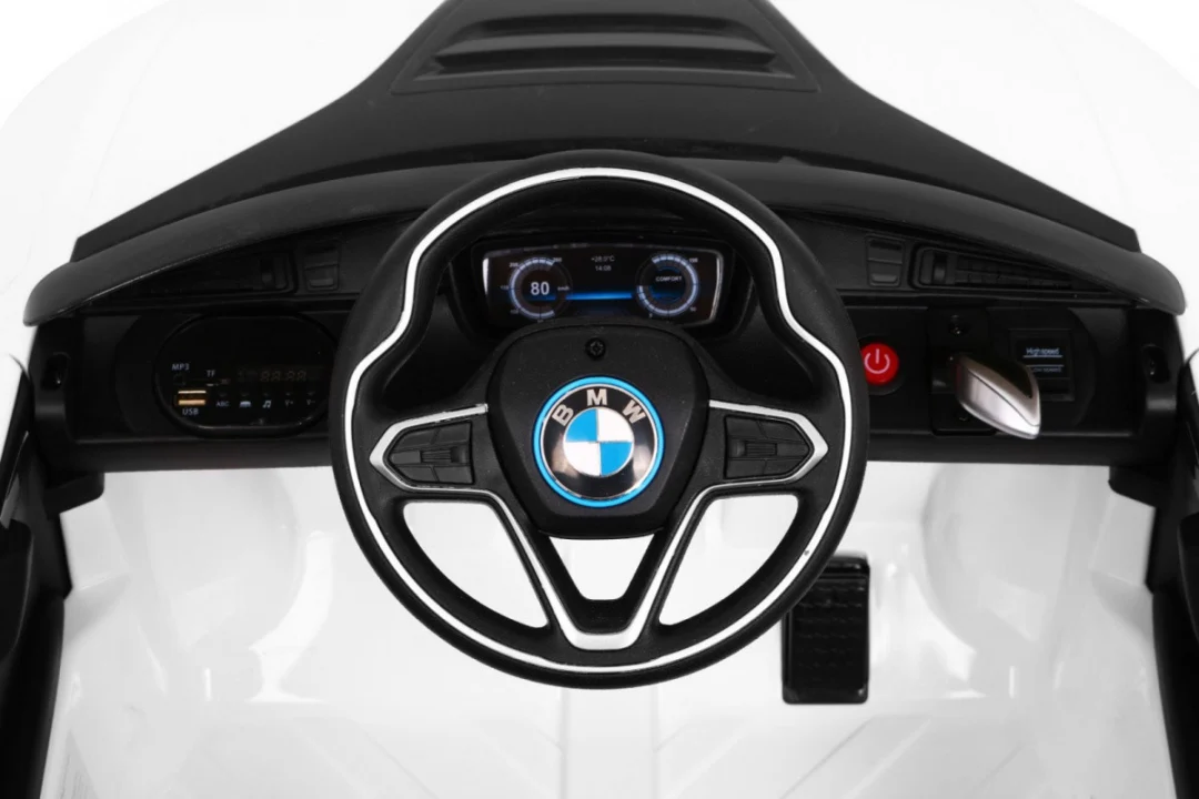 BMW I8 Lift Battery Car bijeli + Daljinski upravljač, bijela_7