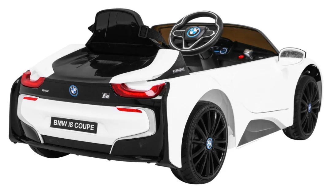 BMW I8 Lift Battery Car bijeli + Daljinski upravljač, bijela_8