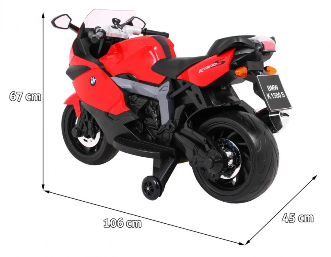 BMW K1300S dječji motocikl na akumulator, crveni_2