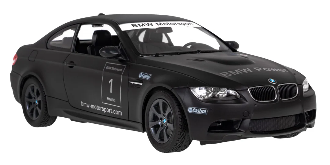 BMW M3 crni RASTAR model 1:14 Automobil na daljinsko upravljanje + 2,4 GHz daljinski upravljač, crna_2
