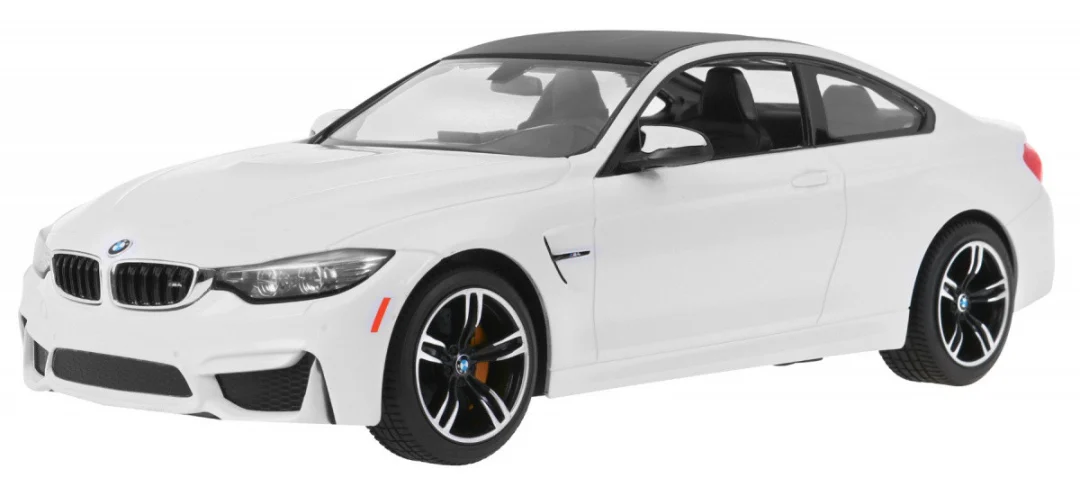 BMW M4 Coupe bijeli RASTAR model 1:14 Automobil na daljinsko upravljanje + 2,4 GHz, bijela_2