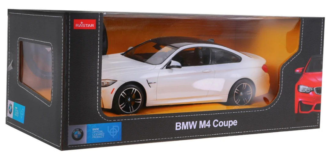 BMW M4 Coupe bijeli RASTAR model 1:14 Automobil na daljinsko upravljanje + 2,4 GHz, bijela_8