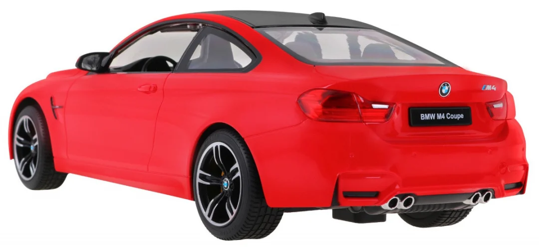 BMW M4 Coupe crveni RASTAR model 1:14 Automobil na daljinsko upravljanje + 2,4 GHz, crvena_3