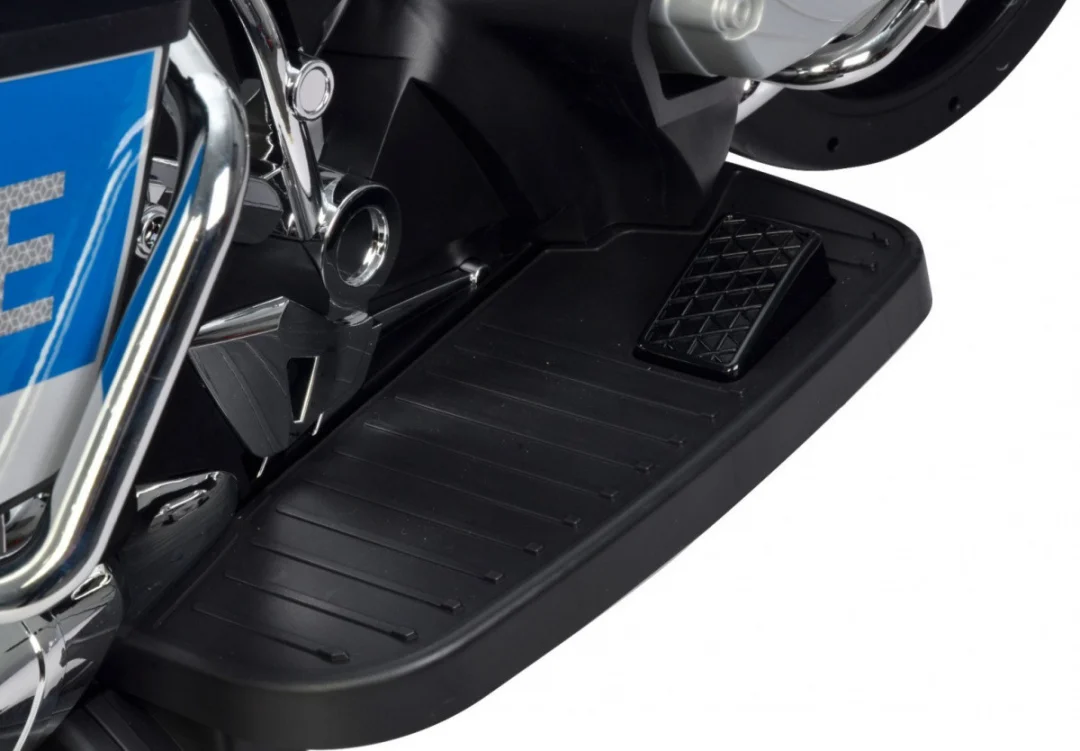 BMW R1200RT policijski električni motocikl za djecu + pomoćni kotači + zvukovi + LED + EVA + spori_10