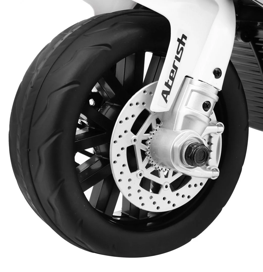BMW S1000 RR mini motocikl na baterije za djecu, plavi + 3 kotača + zvukovi + LED, plava motor na akumulator_3