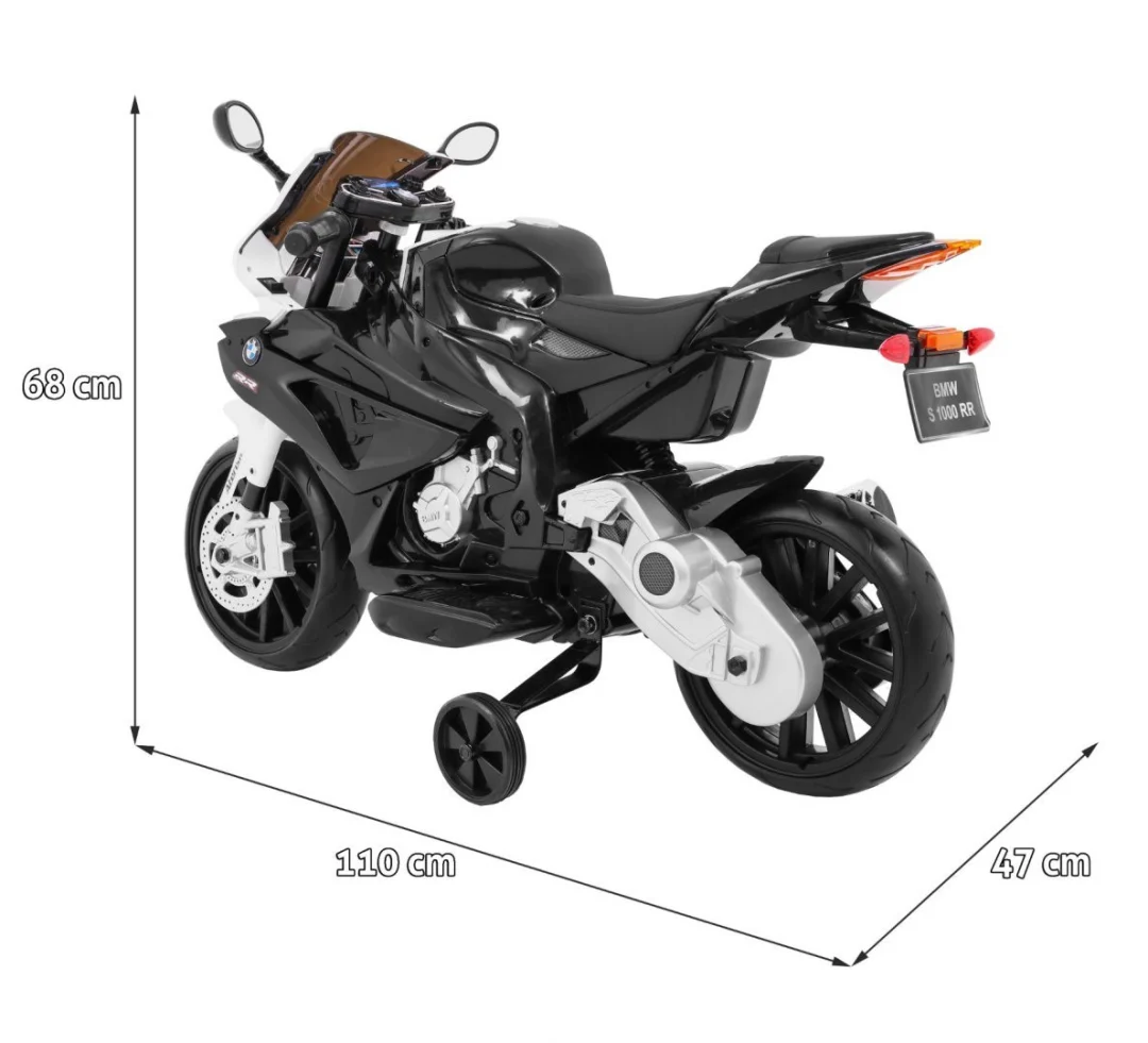 BMW S1000 RR motocikl na akumulator, crni motor na akumulator_2
