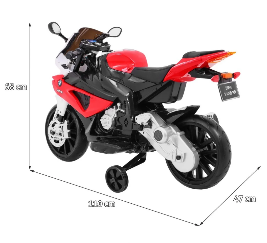 BMW S1000 RR motocikl na akumulator, crveni motor na akumulator_2