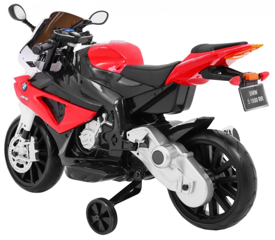 BMW S1000 RR motocikl na akumulator, crveni motor na akumulator_5