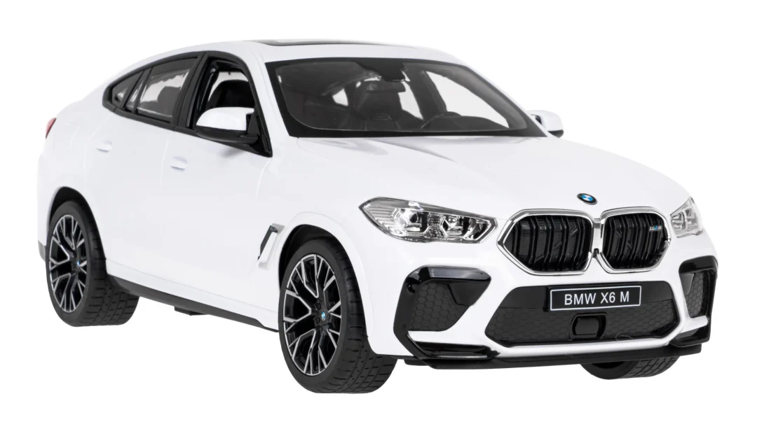 BMW X6 M bijeli RASTAR model 1:14 Automobil na daljinsko upravljanje + 2,4 GHz daljinski, bijela_2