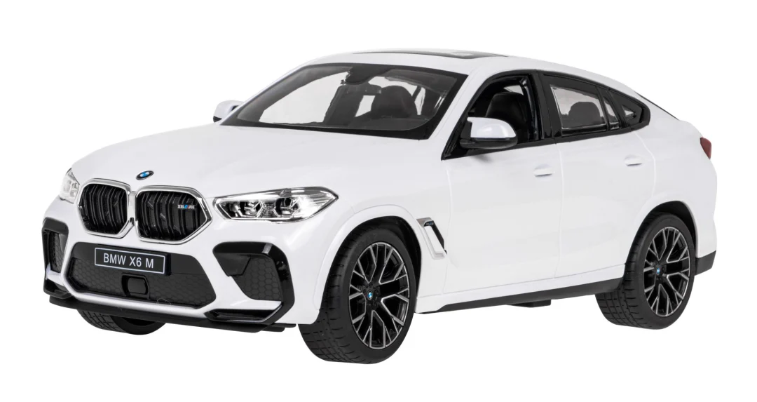 BMW X6 M bijeli RASTAR model 1:14 Automobil na daljinsko upravljanje + 2,4 GHz daljinski, bijela_5