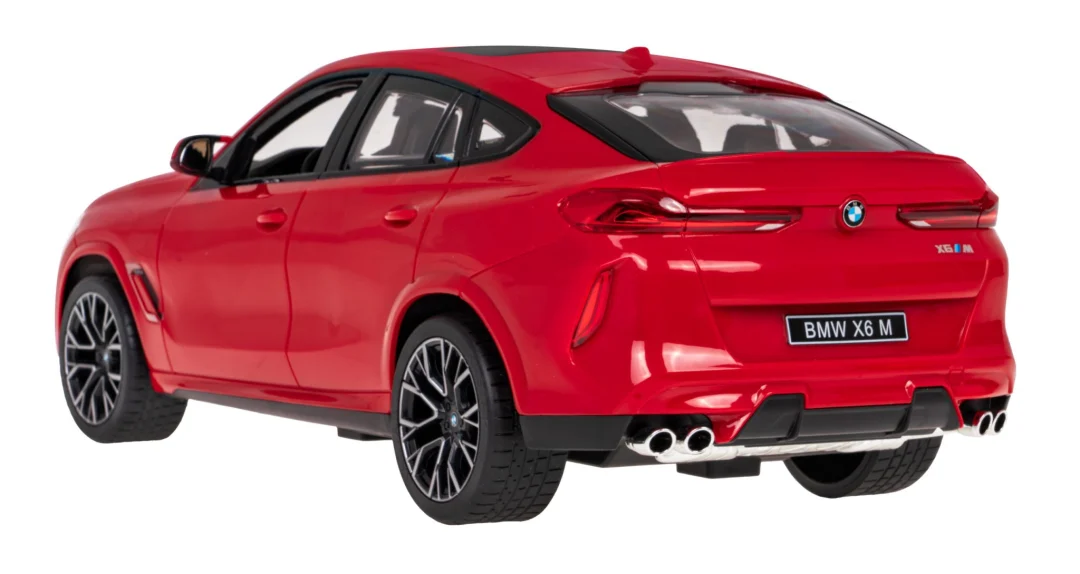 BMW X6 M crveni RASTAR model 1:14 Automobil na daljinsko upravljanje + 2,4 GHz daljinski, crvena_3