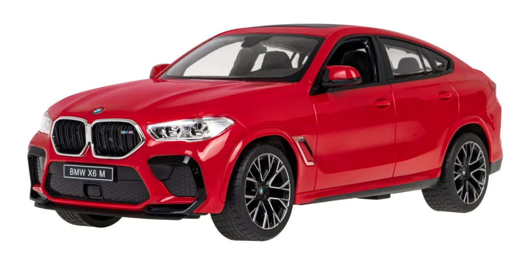 BMW X6 M crveni RASTAR model 1:14 Automobil na daljinsko upravljanje + 2,4 GHz daljinski, crvena_5