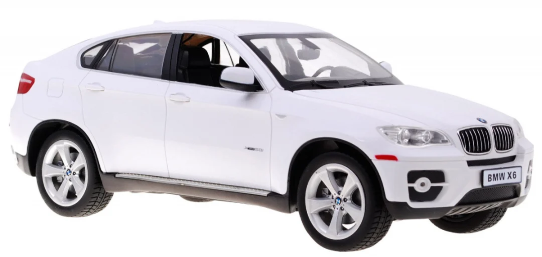 BMW X6 bijeli RASTAR model 1:14 SUV automobil na daljinsko upravljanje + 2,4 GHz daljinski, bijela_4
