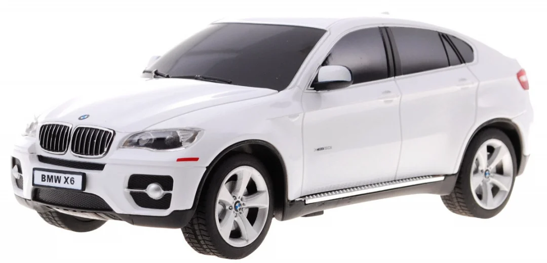 BMW X6 bijeli RASTAR model 1:24 SUV automobil na daljinsko upravljanje + daljinski upravljač, bijela_3