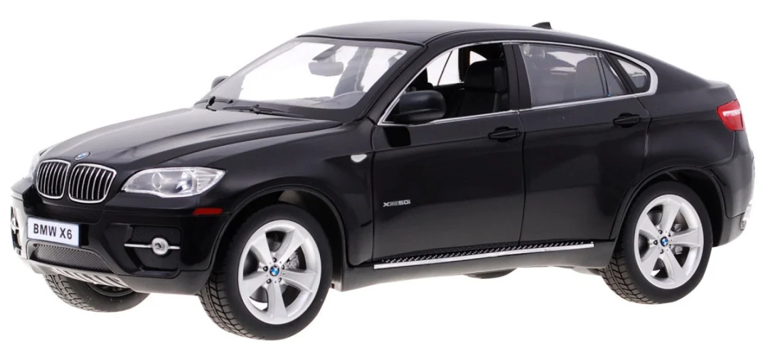 BMW X6 crni RASTAR model 1:14 SUV automobil na daljinsko upravljanje + 2,4 GHz daljinski, crna_3