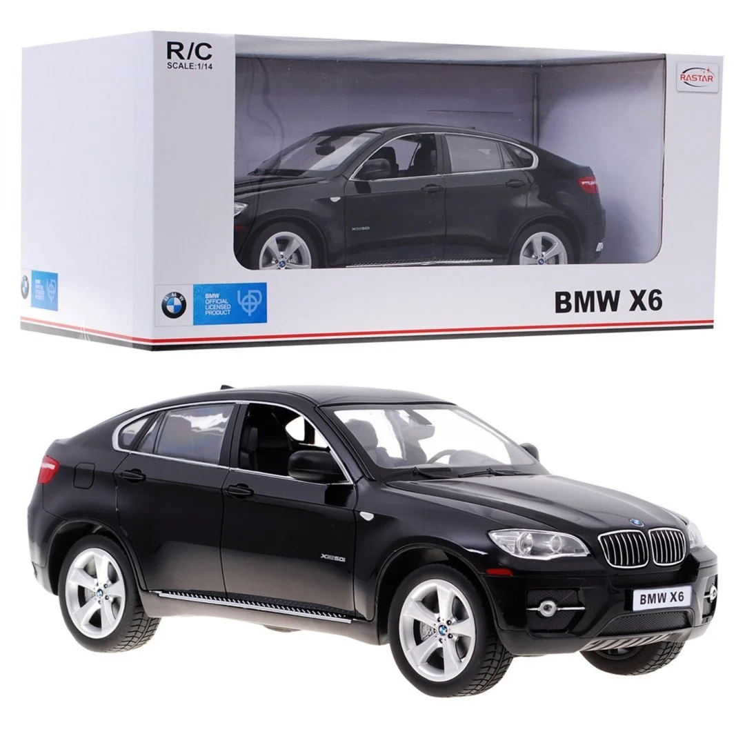 BMW X6 crni RASTAR model 1:14 SUV automobil na daljinsko upravljanje + 2,4 GHz daljinski, crna_9
