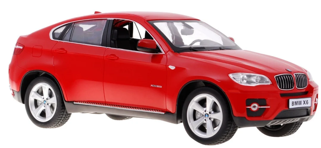 BMW X6 crveni RASTAR model 1:14 SUV automobil na daljinsko upravljanje + 2,4 GHz daljinski, crvena_4