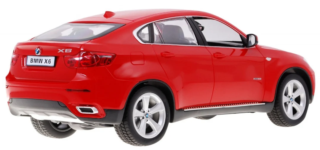 BMW X6 crveni RASTAR model 1:14 SUV automobil na daljinsko upravljanje + 2,4 GHz daljinski, crvena_5