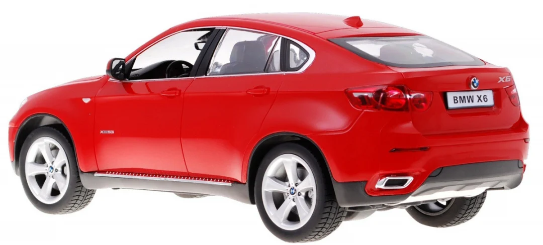 BMW X6 crveni RASTAR model 1:14 SUV automobil na daljinsko upravljanje + 2,4 GHz daljinski, crvena_6