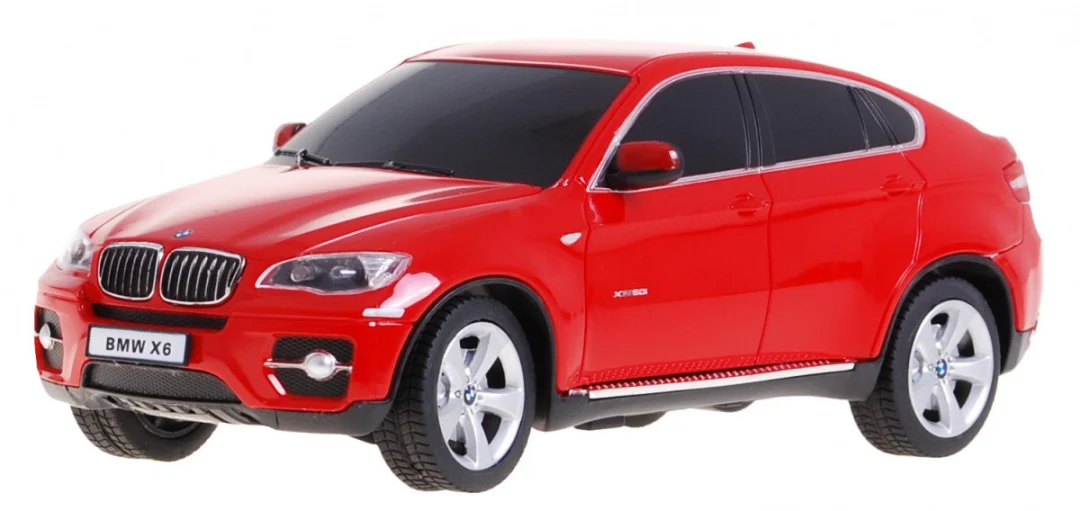 BMW X6 crveni RASTAR model 1:24 SUV automobil na daljinsko upravljanje + daljinski upravljač, crvena_2