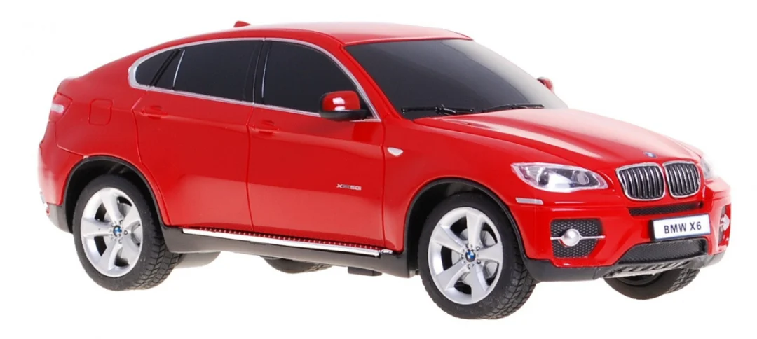 BMW X6 crveni RASTAR model 1:24 SUV automobil na daljinsko upravljanje + daljinski upravljač, crvena_3