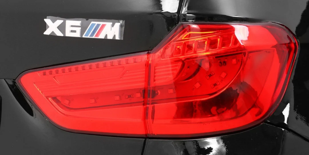 BMW X6M električni automobil za djecu - crni lakirani SUV + daljinski upravljač, crna_11