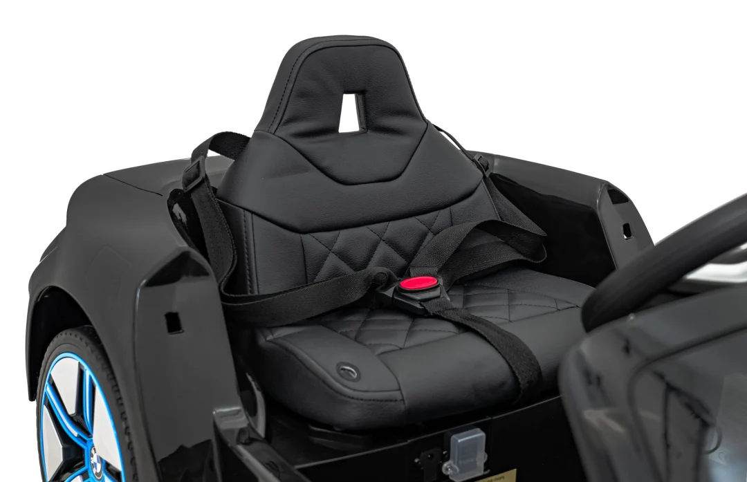 BMW i4 Dječji automobil na baterije, crni + spori start + EVA + eko koža + audio LED, crna_14