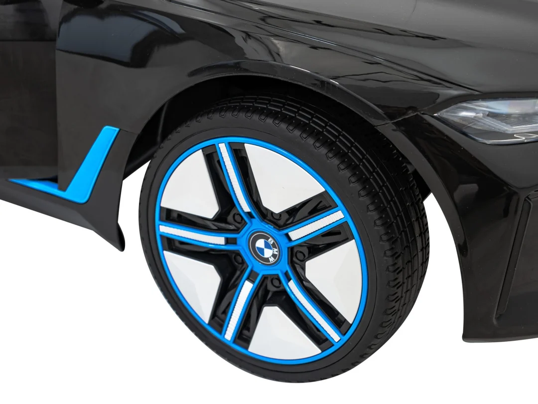BMW i4 Dječji automobil na baterije, crni + spori start + EVA + eko koža + audio LED, crna_15