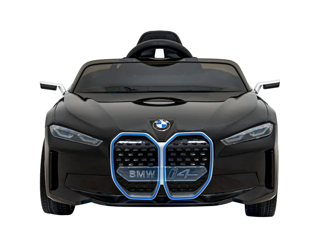 BMW i4 Dječji automobil na baterije, crni + spori start + EVA + eko koža + audio LED, crna_4