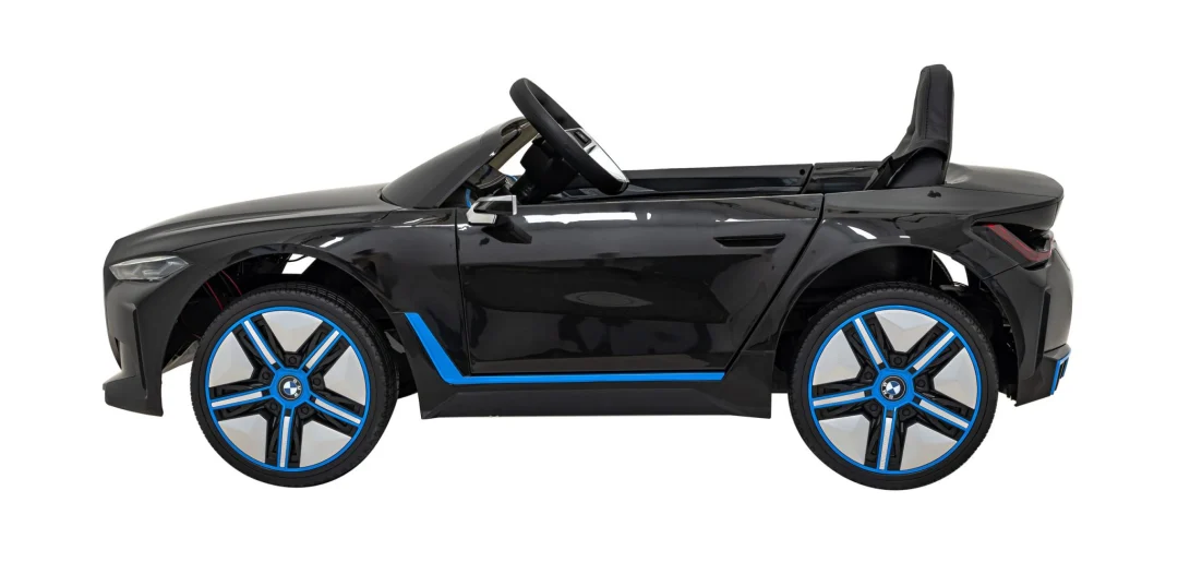 BMW i4 Dječji automobil na baterije, crni + spori start + EVA + eko koža + audio LED, crna_5