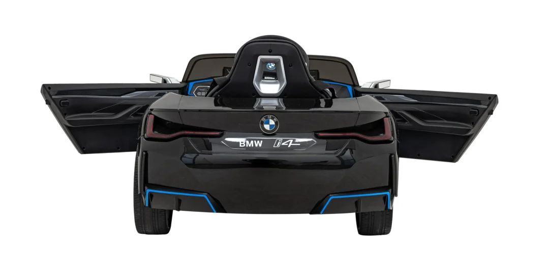 BMW i4 Dječji automobil na baterije, crni + spori start + EVA + eko koža + audio LED, crna_7