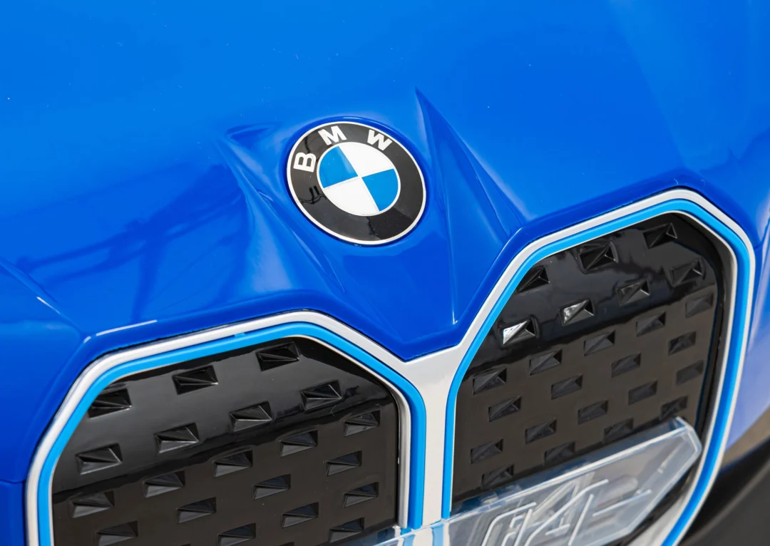 BMW i4 Dječji automobil na baterije, plavi + spori start + EVA + eko koža + audio LED, plava_16