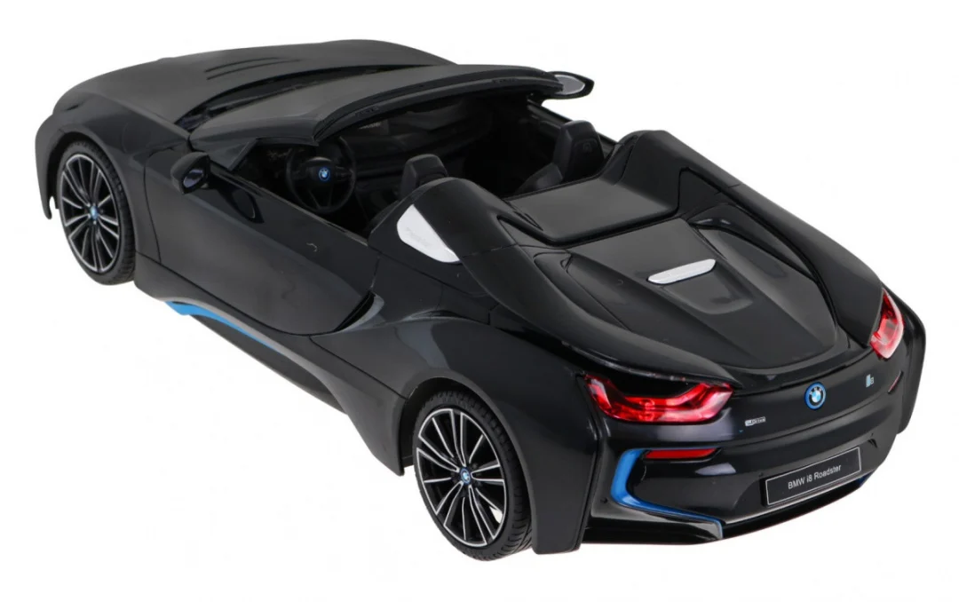 BMW i8 Roadster crni RASTAR model 1:12 Automobil na daljinsko upravljanje + 2,4 GHz daljinski, crna_3