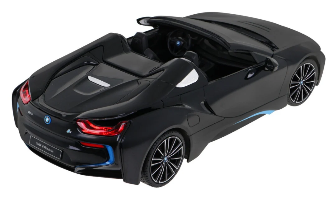 BMW i8 Roadster crni RASTAR model 1:12 Automobil na daljinsko upravljanje + 2,4 GHz daljinski, crna_4