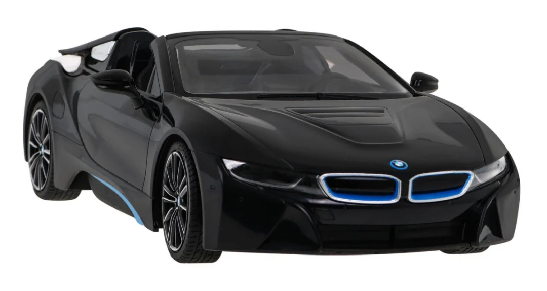 BMW i8 Roadster crni RASTAR model 1:12 Automobil na daljinsko upravljanje + 2,4 GHz daljinski, crna_6
