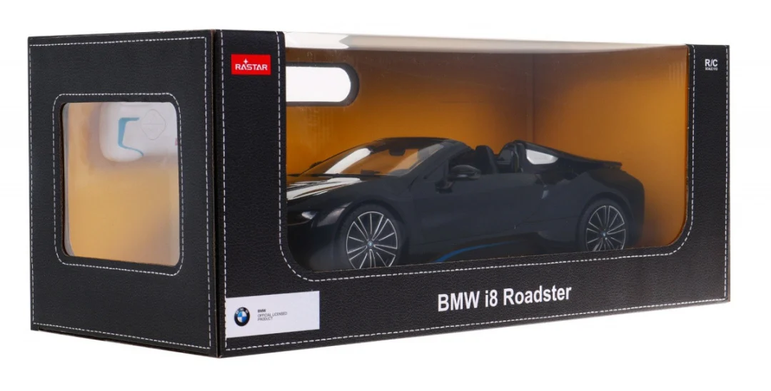 BMW i8 Roadster crni RASTAR model 1:12 Automobil na daljinsko upravljanje + 2,4 GHz daljinski, crna_9