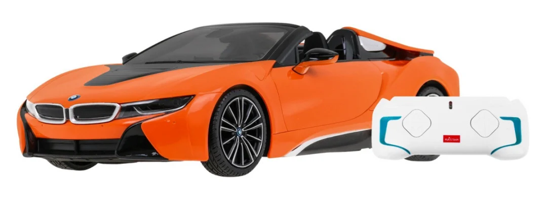 BMW i8 Roadster narančasti RASTAR model 1:12 Automobil na daljinsko upravljanje + 2,4 GHz daljinski_8