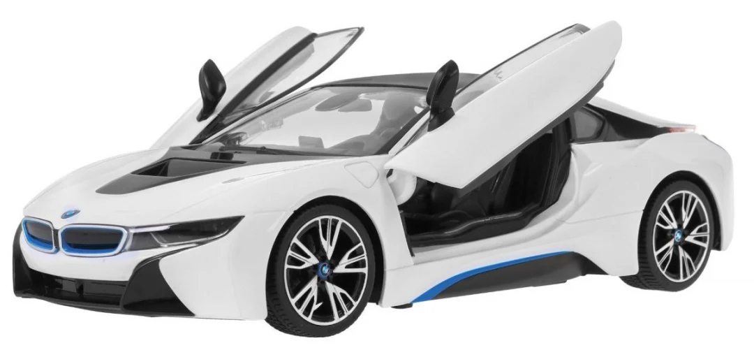 BMW i8 bijeli RASTAR model 1:14 Automobil na daljinsko upravljanje + 2,4 GHz daljinski, bijela_2
