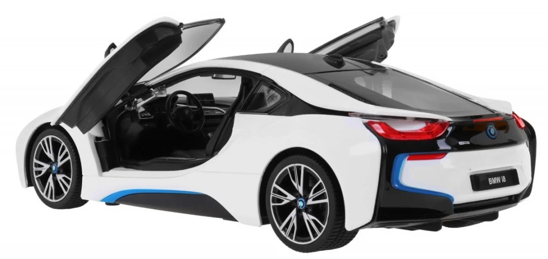 BMW i8 bijeli RASTAR model 1:14 Automobil na daljinsko upravljanje + 2,4 GHz daljinski, bijela_3