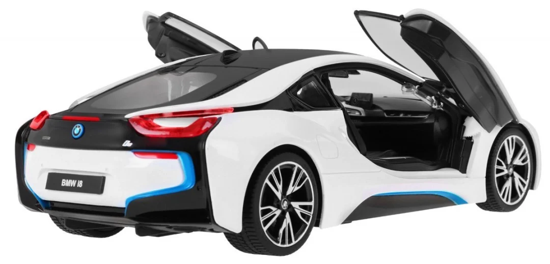BMW i8 bijeli RASTAR model 1:14 Automobil na daljinsko upravljanje + 2,4 GHz daljinski, bijela_5
