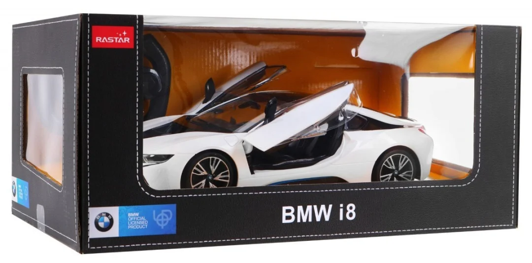 BMW i8 bijeli RASTAR model 1:14 Automobil na daljinsko upravljanje + 2,4 GHz daljinski, bijela_7
