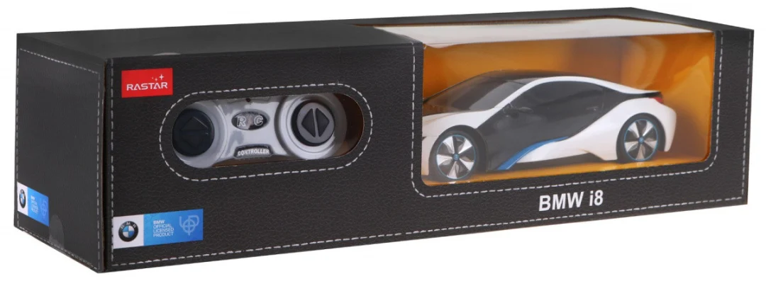 BMW i8 bijeli RASTAR model 1:24 Automobil na daljinsko upravljanje + 2,4 GHz daljinski, bijela_7
