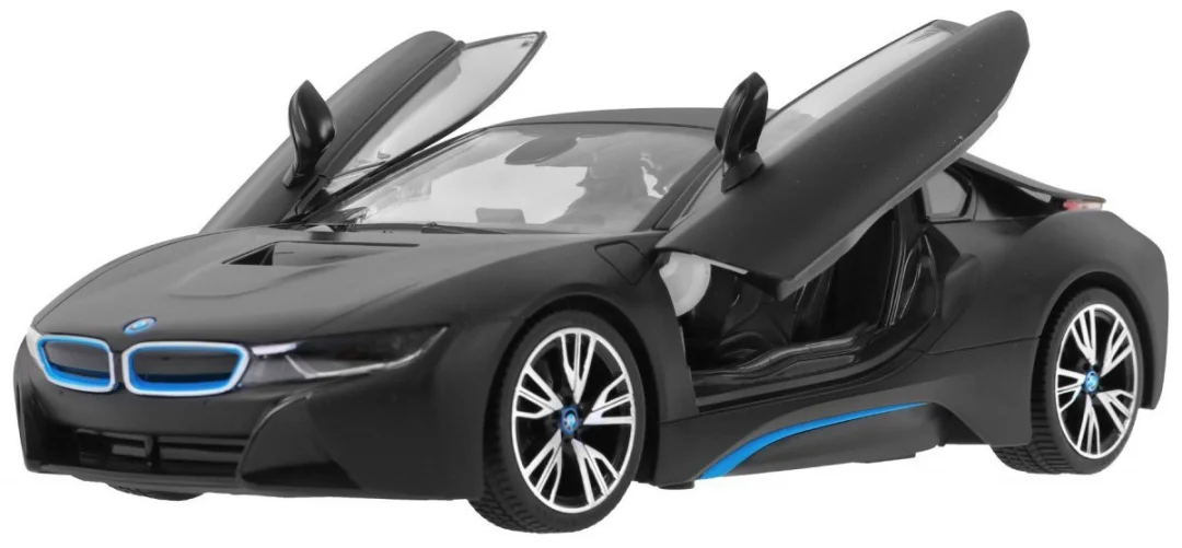 BMW i8 crni RASTAR model 1:14 Automobil na daljinsko upravljanje + 2,4 GHz daljinski upravljač, crna_2
