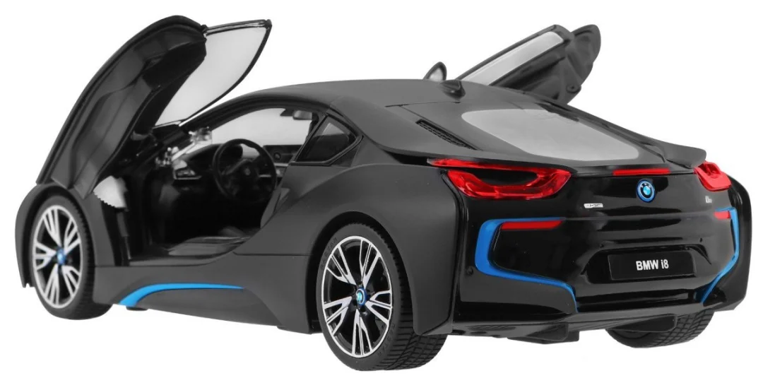 BMW i8 crni RASTAR model 1:14 Automobil na daljinsko upravljanje + 2,4 GHz daljinski upravljač, crna_3