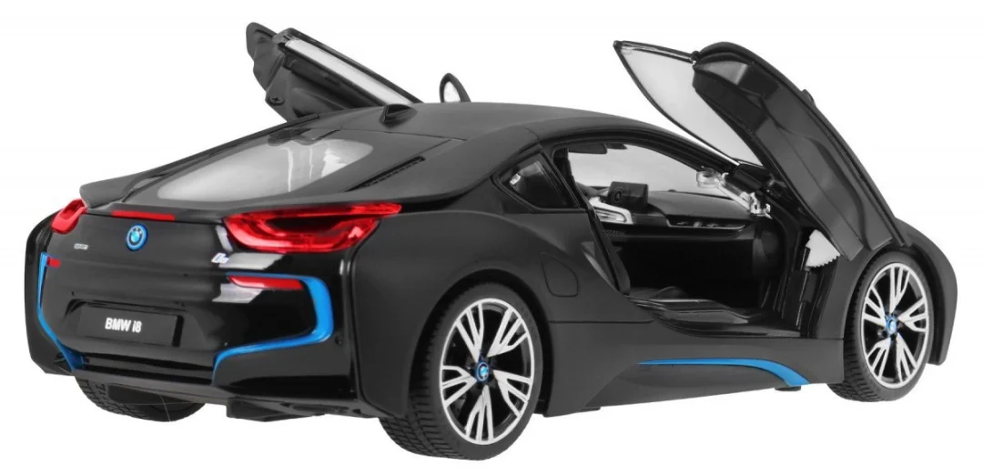 BMW i8 crni RASTAR model 1:14 Automobil na daljinsko upravljanje + 2,4 GHz daljinski upravljač, crna_4