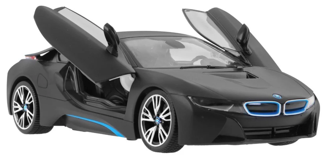 BMW i8 crni RASTAR model 1:14 Automobil na daljinsko upravljanje + 2,4 GHz daljinski upravljač, crna_6
